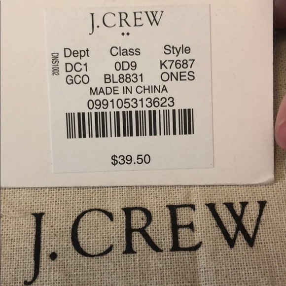 JCrew Thick tread tassel pierced earrings NEW - Picture 3 of 4